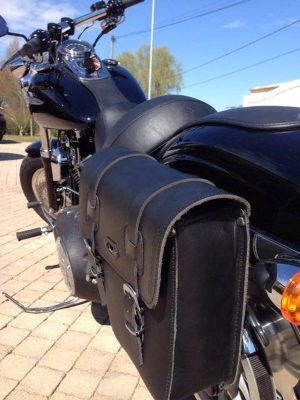 Sacoche Myleatherbikes Harley Dyna Fat bob_72